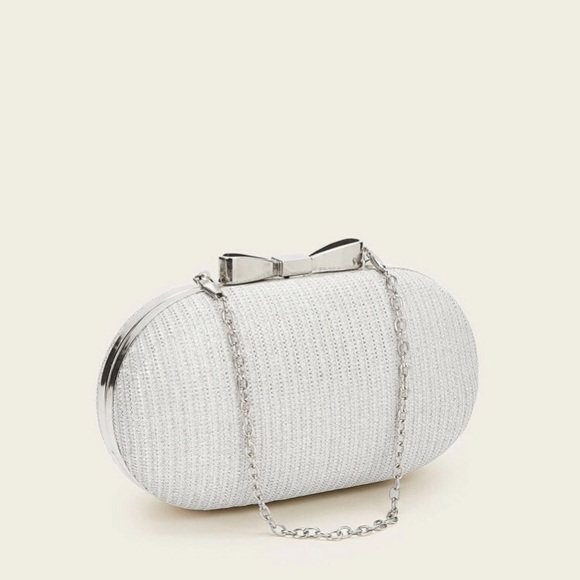 Silver Bow Evening Bag - Picture 3 of 8
